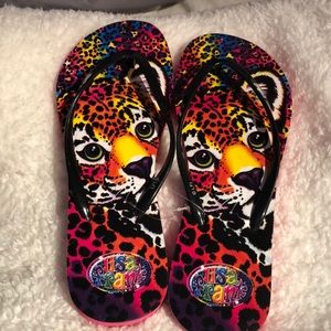 Lisa Frank Flip Flops